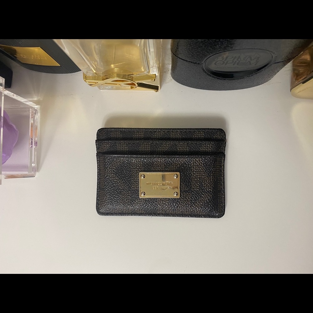 Michael Kors Monogram Card Wallet